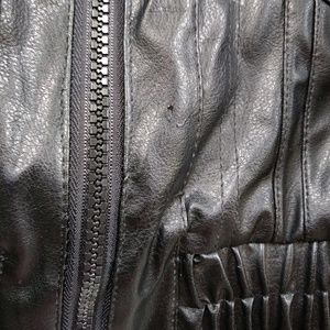 Paris Blues Jackets & Coats - Paris Blues Vegan Leather moto jacket black Paris Blues Jackets & Coats - Paris Blues Vegan Leather moto jacket black